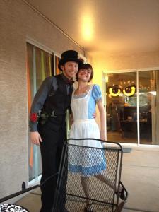 Mad Hatter and Alice